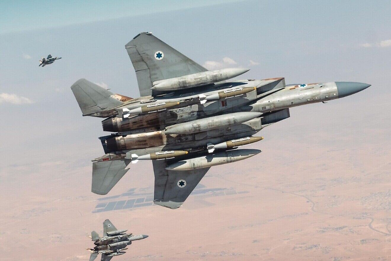 F-15I fighter jets fly during "Operation Rising Lion” toward Iran in June 2025. Credit: IDF. F-15I fighter jets fly during "Operation Rising Lion” toward Iran in June 2025. Credit: IDF.