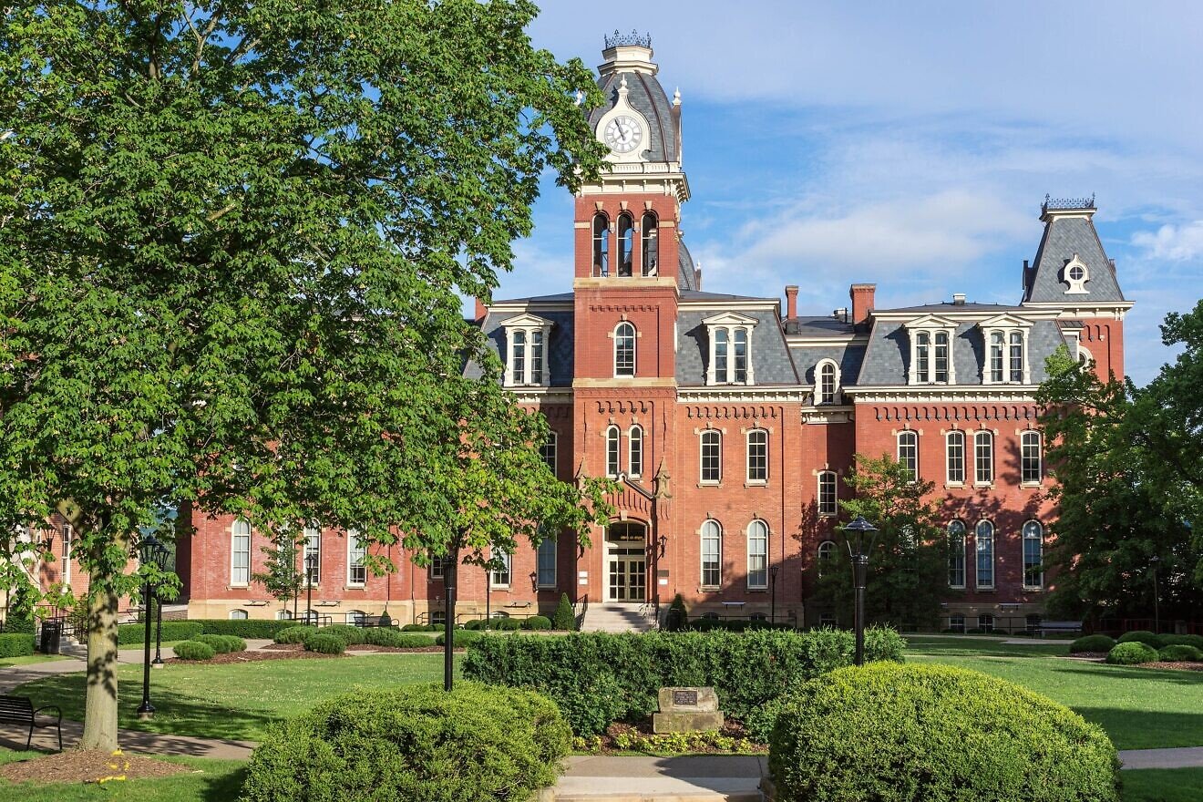 Woodburn Hall is one of the oldest buildings at West Virginia University. Credit: Tom Long/Wikipedia.