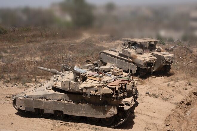 The Givati Brigade, under the command of the 162nd Division, has operated in the Jabalia area in the northern Gaza Strip, as part of "Operation Gideon's Chariots," June 18, 2025. Credit: IDF.