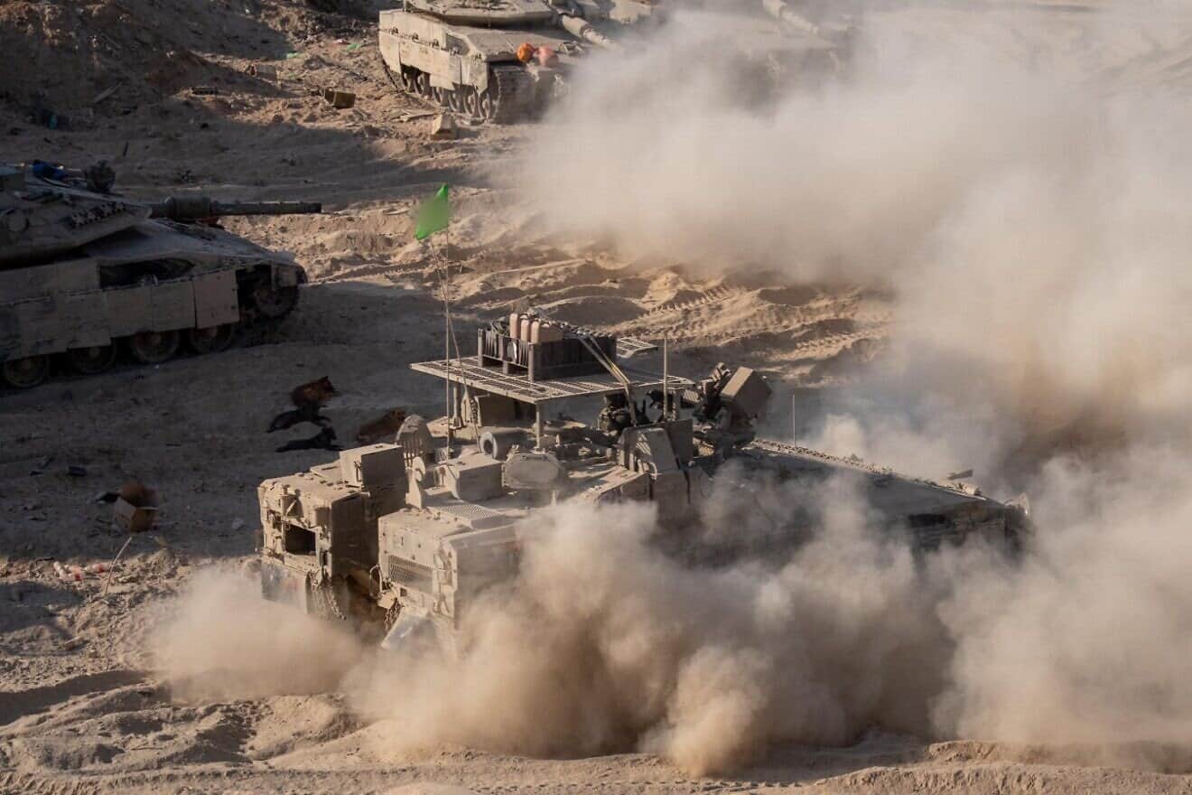 An Israeli tank operates during IDF missions in the Jabalia area of northern Gaza, June 2025. Credit: IDF. An Israeli tank operates during IDF missions in the Jabalia area of northern Gaza, June 2025. Credit: IDF.