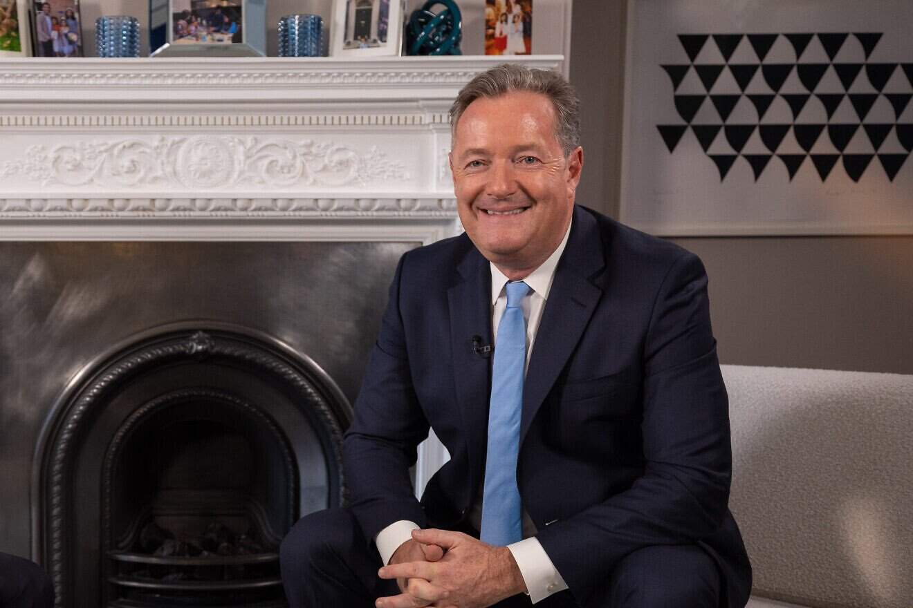 Piers Morgan conducts an interview at 10 Downing Street in London on Feb. 2, 2023. Photo by by Simon Walker / No 10 Downing Street via Wikimedia Commons.