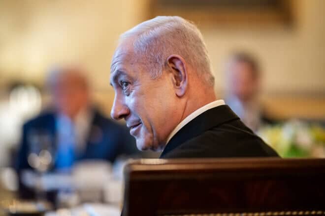 Israeli Prime Minister Benjamin Netanyahu at the White House, July 7, 2025. Photo by Daniel Torok/White House.