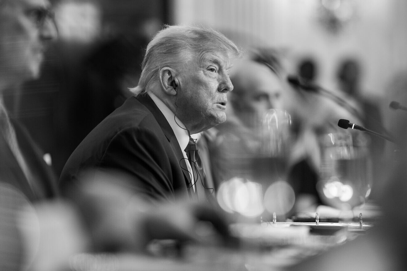 U.S. President Donald Trump hosts a multilateral luncheon with African leaders, on July 9, 2025. Credit: Daniel Torok/White House.