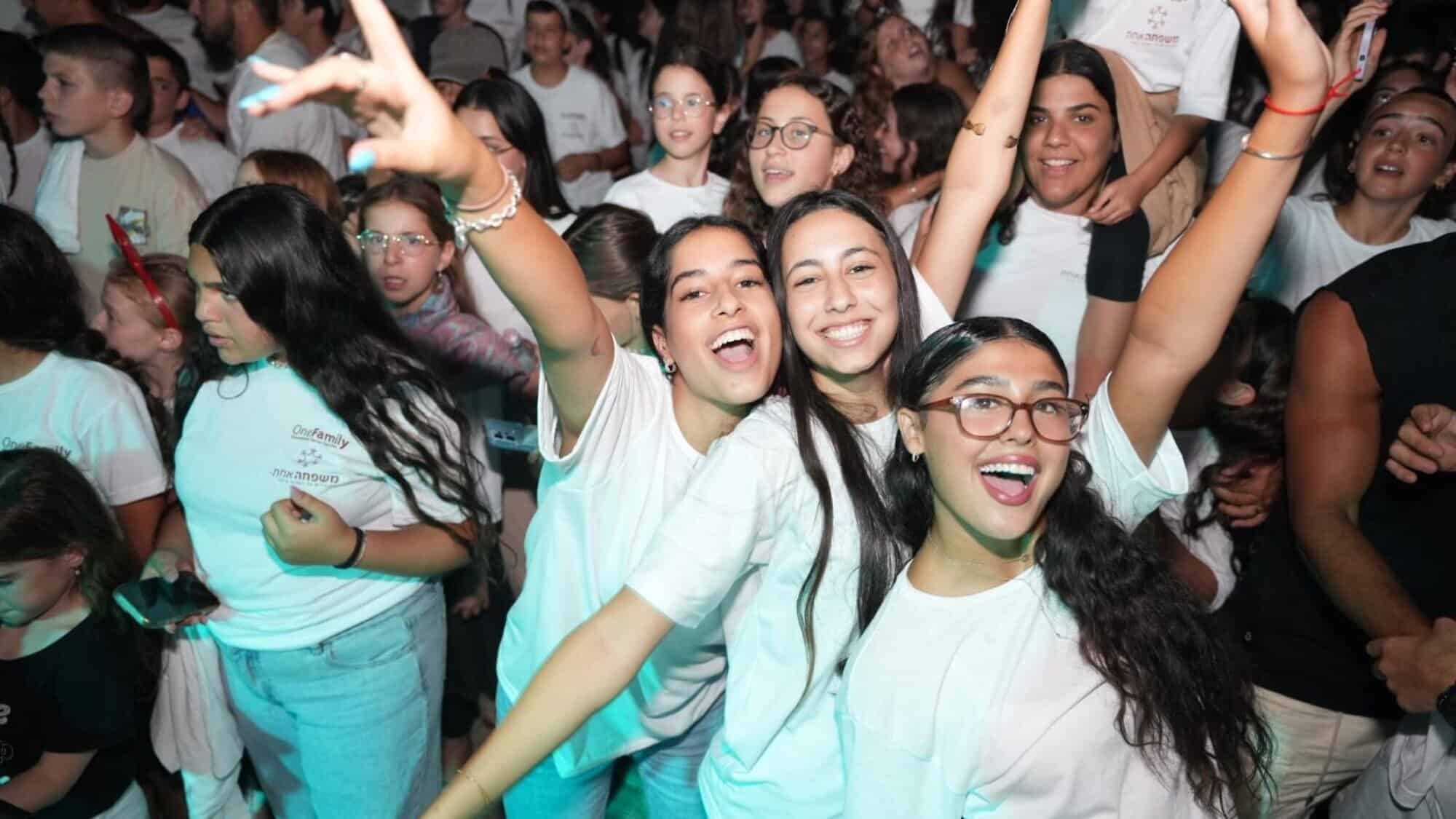 A gala concert event organized by OneFamily for bereaved family members in the central Israeli city of Modi'in, July 20, 2025. Credit: Meir Pavlovsky.