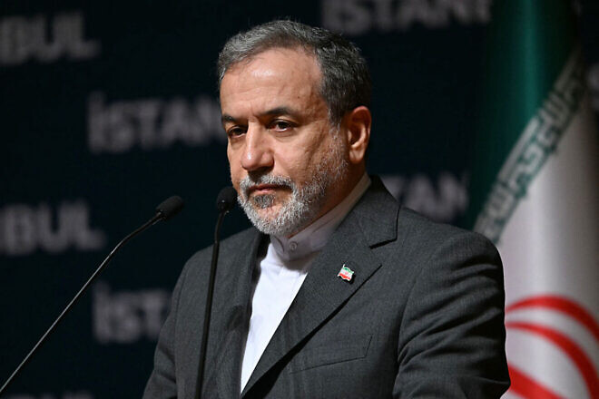 Iranian Foreign Minister Abbas Araghchi at the Lutfi Kirdar Congress Center in Istanbul at the 51st session of the Council of Foreign Ministers of the Organization of Islamic Cooperation on June 22, 2025. Photo by Ozan Kose/AFP via Getty Images.