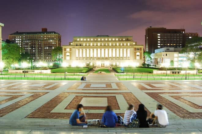 College students at Columbia University in New York City. Credit: 	Beraldoleal via Wikimedia Commons.