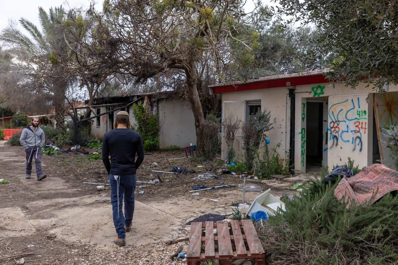 Mortar attack from Gaza hits kibbutz devastated in Oct. 7 Hamas attacks