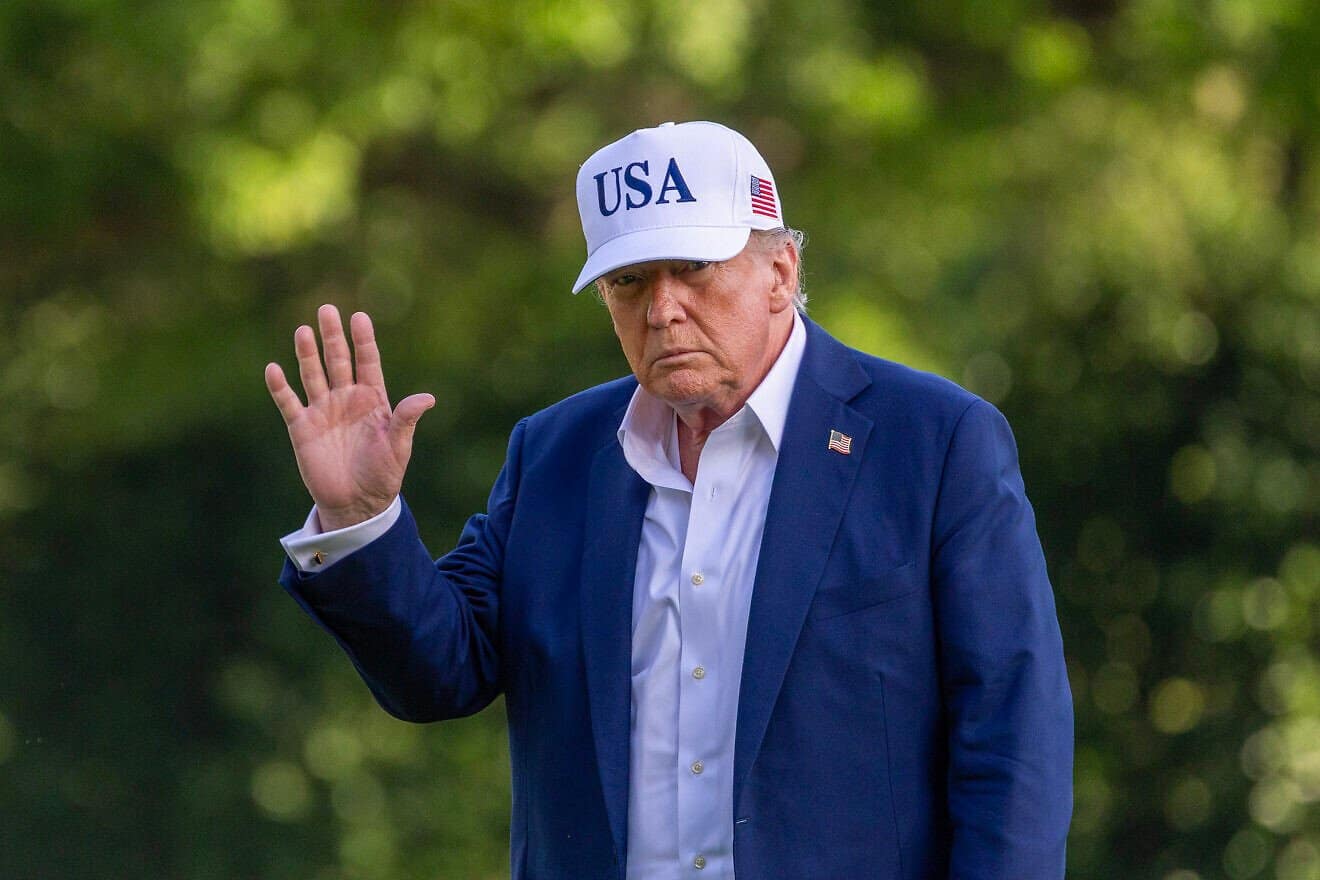 U.S. President Donald Trump walks on the south lawn of the White House in Washington, D.C., on July 6, 2025. Photo by Tasos Katopodis/Getty Images.