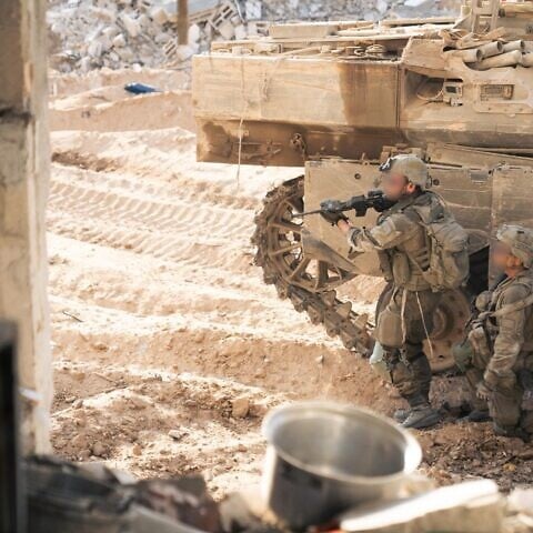 IDF soldiers operate against Hamas terrorists in Gaza, July 2025. Credit: IDF.