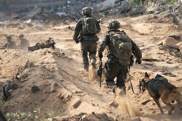 Israeli soldiers during operational activities in the Gaza Strip, July 13, 2025. Credit: IDF.
