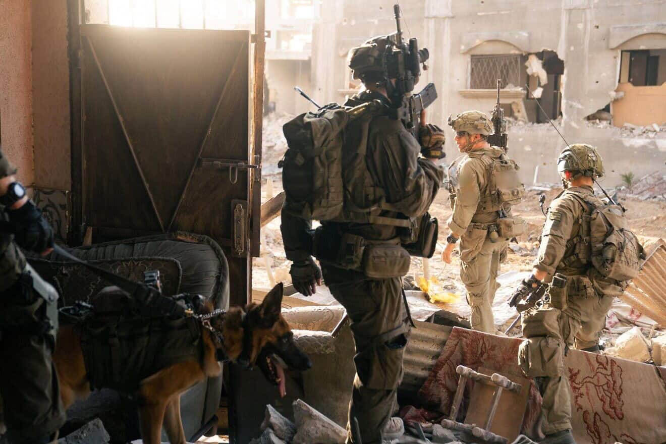 Israeli soldiers during operational activities in the Gaza Strip, July 2025. Credit: IDF.