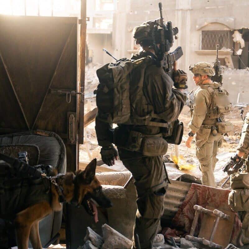Israeli soldiers during operational activities in the Gaza Strip, July 2025. Credit: IDF.