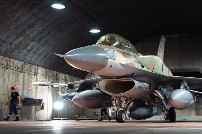 Israeli Air Force fighter jets carry out a series of strikes on Houthi terrorist infrastructure in Yemen, July 7, 2025. Credit: IDF.