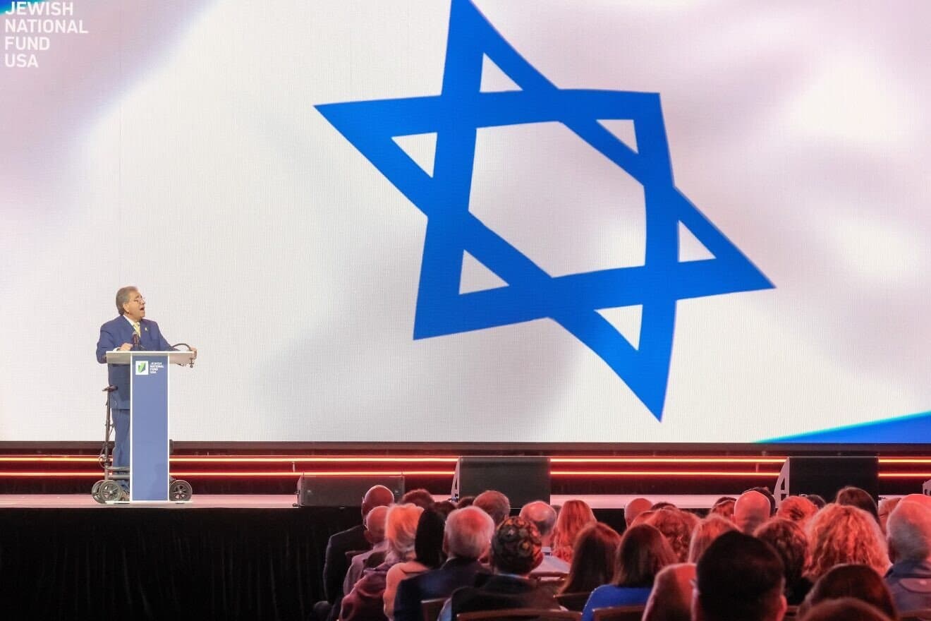 Russell F. Robinson, CEO of the Jewish National Fund-USA, at the 2024 Global Conference in Dallas. Credit: JNF-USA.