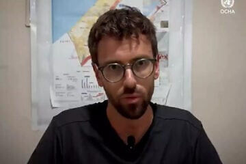 OCHA Israel head Jonathan Whittall. Screenshot: X.
