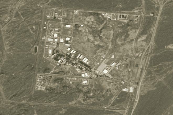Aerial view of the Natanz Nuclear Facility in Iran, on June 19, 2025. Credit: LANCE FIRMS/NASA via Wikimedia Commons.