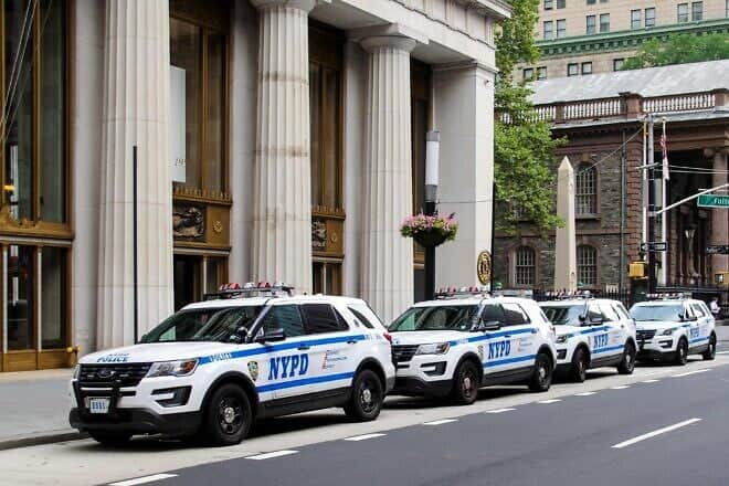 New York Police Department vehicles. Credit:  TreptowerAlex/Pixabay.