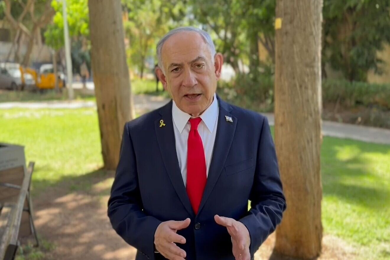 Israeli Prime Minister Benjamin Netanyahu speaks about Israeli actions in Syria, July 17, 2025. Credit: PMO.