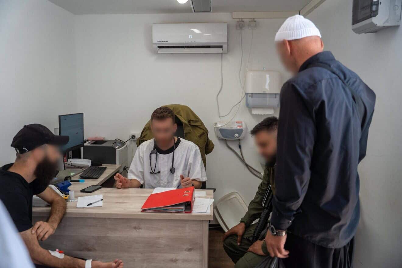 The IDF field hospital in southern Syria, July 2025. Credit: IDF.