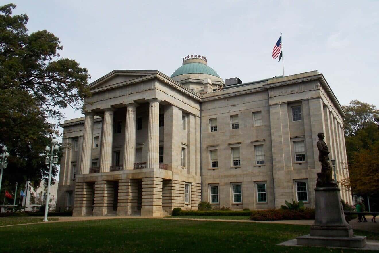 North Carolina State Capitol in Raleigh, N.C. Credit: Wikimedia Commons.