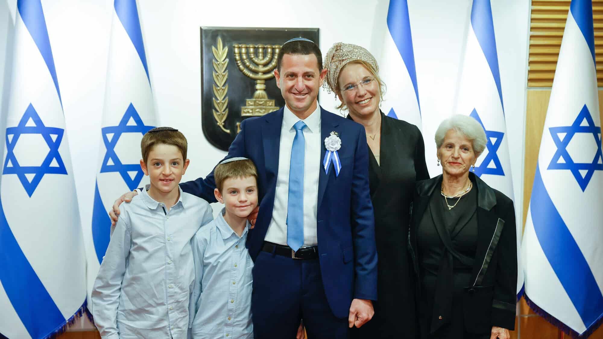 New member of Knesset Ohad Tal arrives for the opening session of the legislature in Jerusalem on Nov. 15, 2022. Photo by Olivier Fitoussi/Flash90.