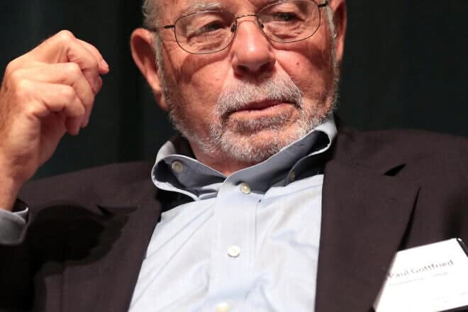 Paul Gottfried, editor-in-chief of the paleoconservative magazine “Chronicles,”  speaks at an event in New York City. Credit: Gage Skidmore via Wikimedia Commons.
