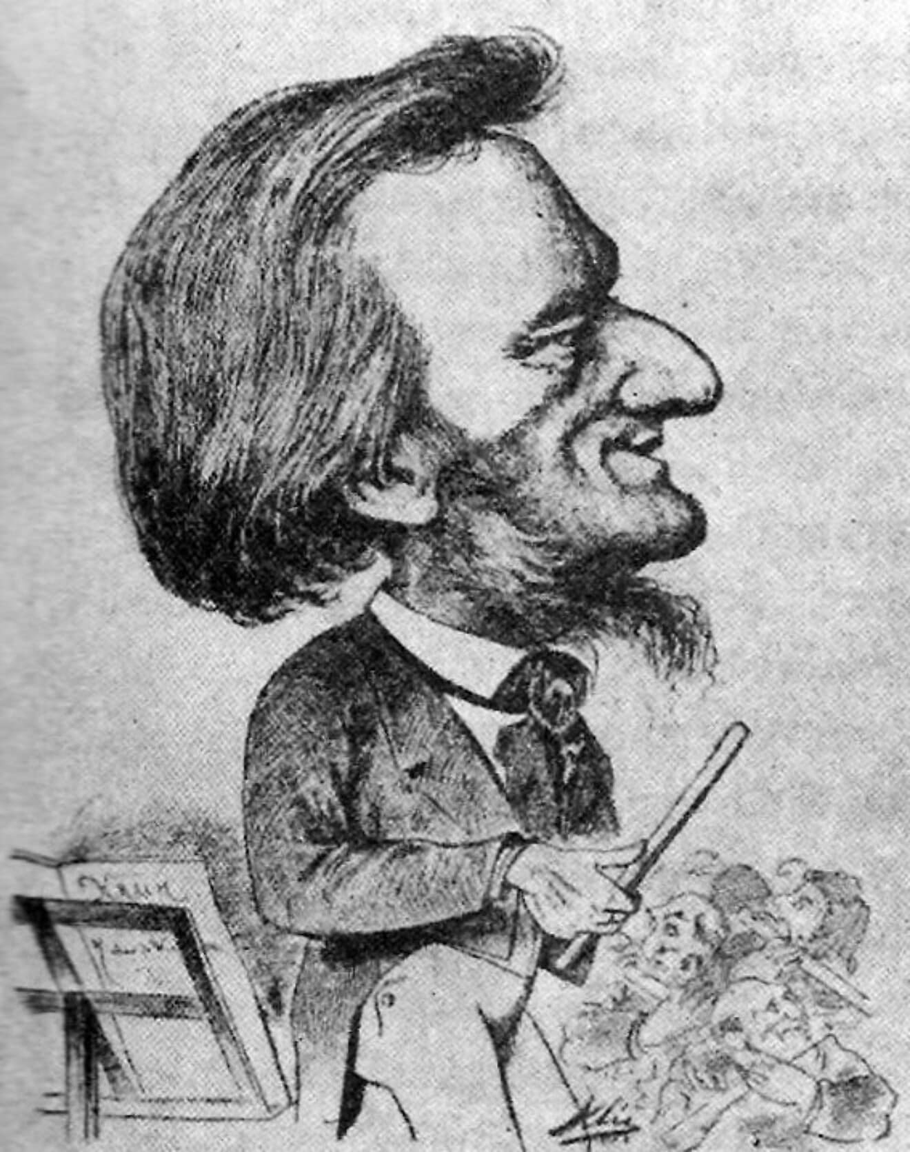 Richard Wagner Caricature