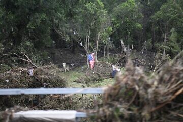 Aftermath of severe flash floods in the Texas Hill Country, a region spanning the central and southern parts of the state, which became inundated after torrential rain, causing the Guadalupe River to rise as much as 30 feet in some places, on July 7, 2025. Credit: wckitchen via Creative Commons.