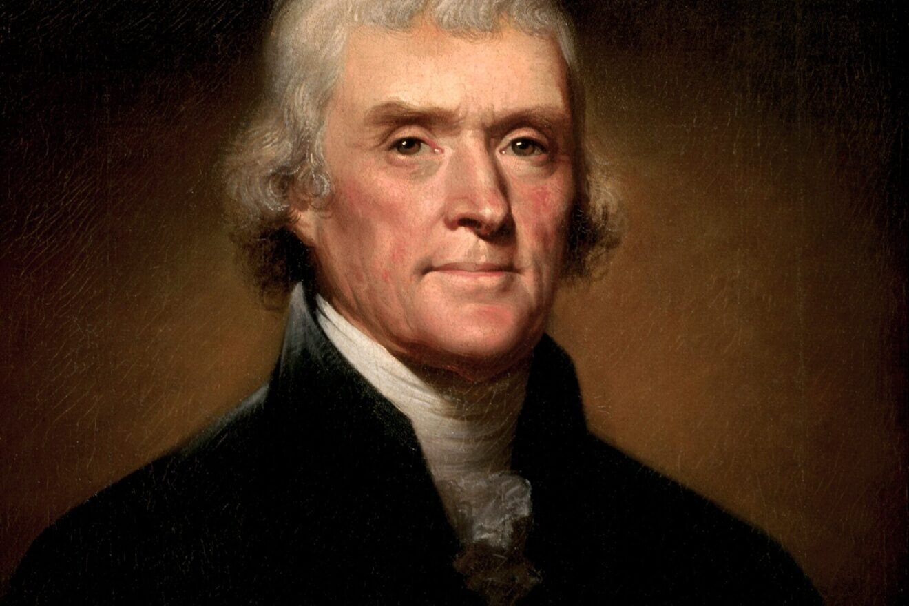 Thomas Jefferson. Credit: Rembrandt Peale via Wikimedia Commons.