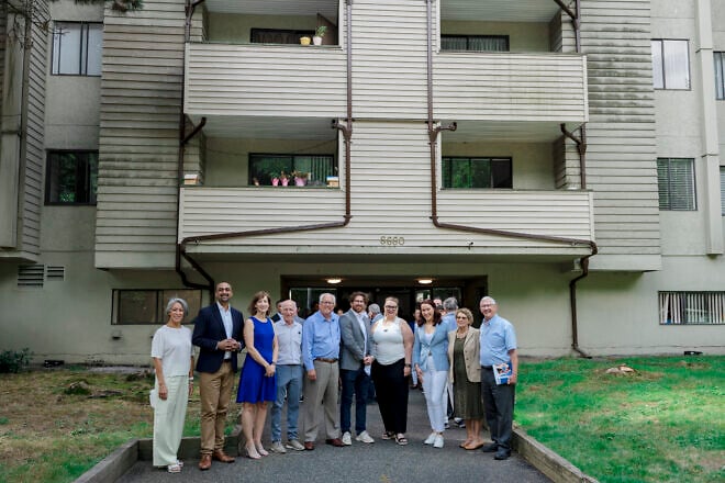Tikva Housing Opening Ceremony, Richmond, B.C., July 14. Credit: Courtesy.