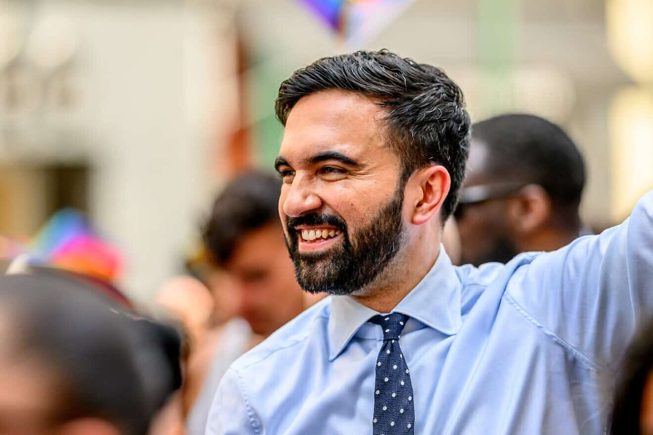 New York City mayoral candidate Zohran Mamdani, a state assemblyman, attends the 2025 New York City Pride March in New York City, on June 29, 2025. Photo by Roy Rochlin/Getty Images.