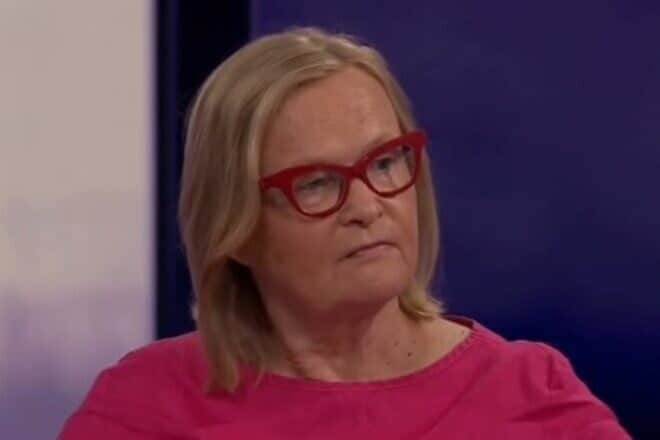 Susanne Dahlgren, director of the Finnish Institute in the Middle East, speaks during an interview with the "YLe" broadcaster in Helsinki. Source: Screenshot/YLe.