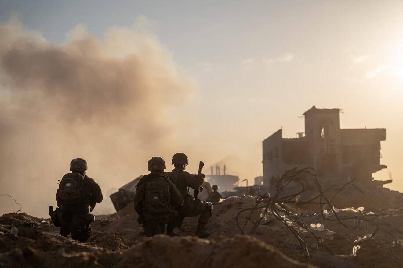 Israeli troops of the Kfir Brigade, under the command of the 36th Division, operate in Khan Yunis, the southern Gaza Strip, July 2025. Credit: IDF.