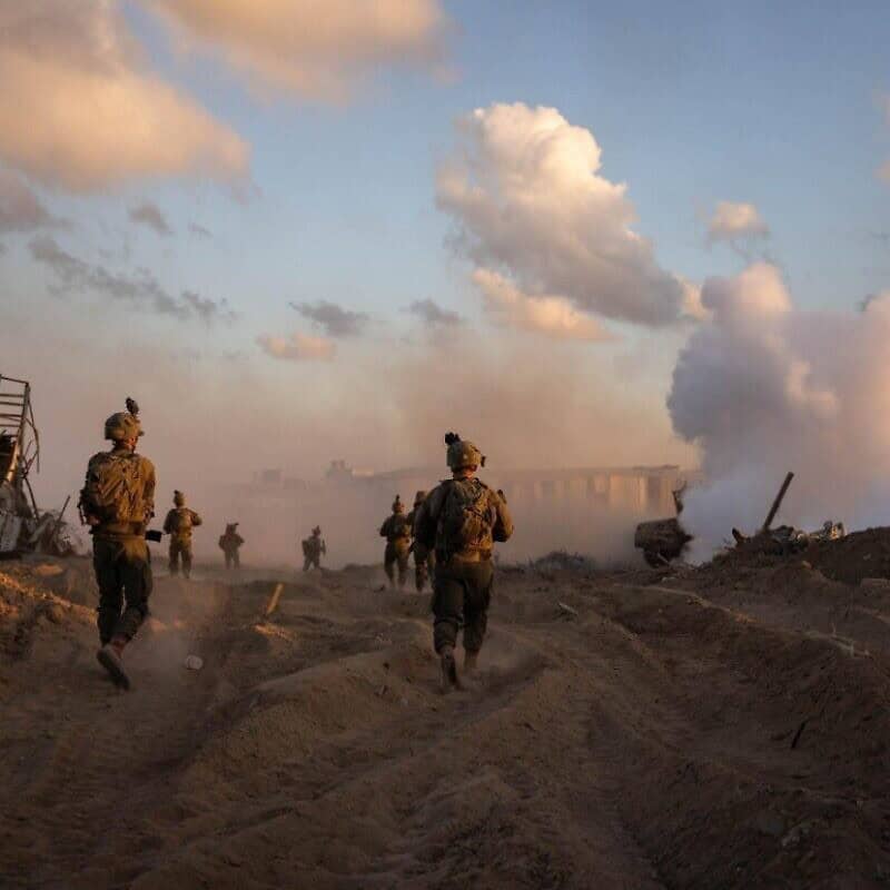 Israeli soldiers continue their operations against Hamas terrorists in Beit Hanoun, Gaza, July 2025. Credit: IDF.