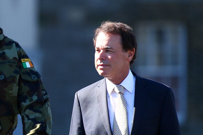 Alan Shatter visiting an army base in Ireland on Sept. 2, 2013. Photo credit: Irish Defence Forces.