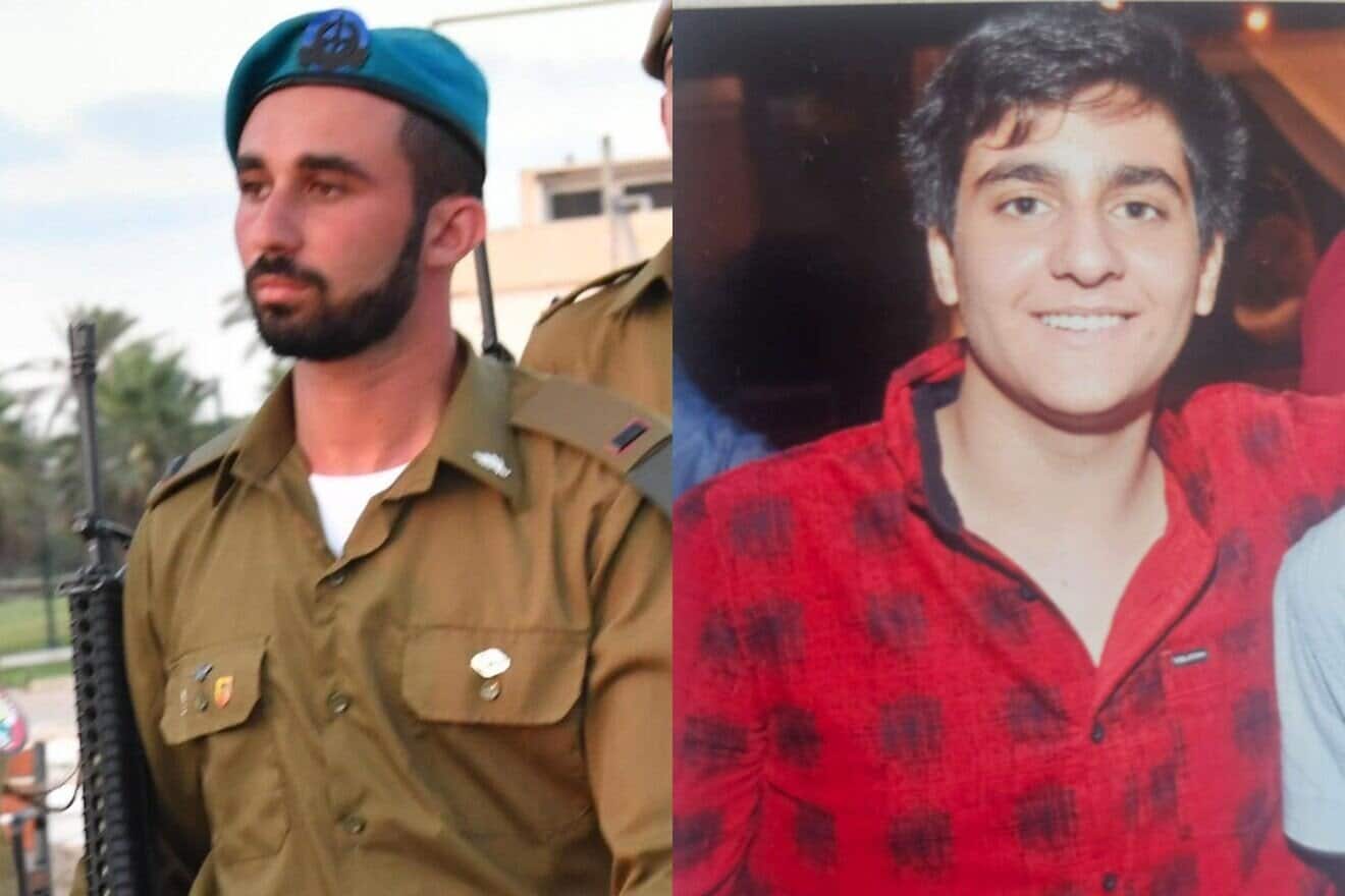 Slain Israel Defense Forces Capt. Amir Saad, 22, a technology and maintenance officer in the Golani Reconnaissance Battalion, and Sgt. Inon Nuriel Vana, 20, a Golani Reconnaissance Battalion technology and maintenance soldier. Credit: IDF.