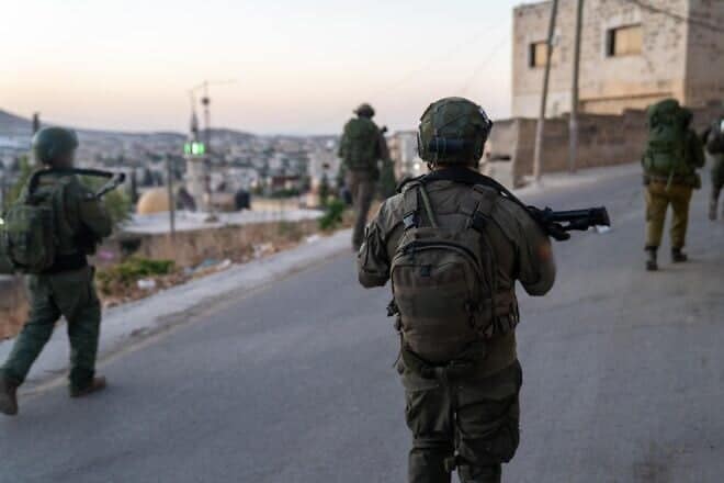 Israel Defense Forces soldiers during counter-terrorism operations in Judea and Samaria, June 2025. Credit: IDF.
