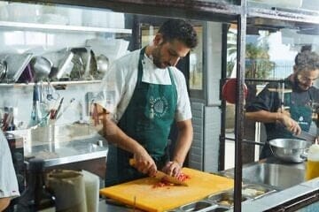 Tomer Suissa, the pasty chef and co manager of Tosha Bakery in northern Israel. Photo by Shneer Kadoshi.
