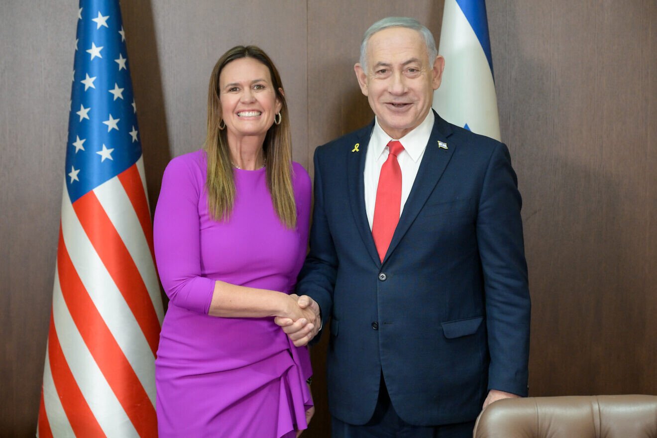 Unbreakable Arkansas-Israel bond Huckabee Sanders says after meeting with Netanyahu