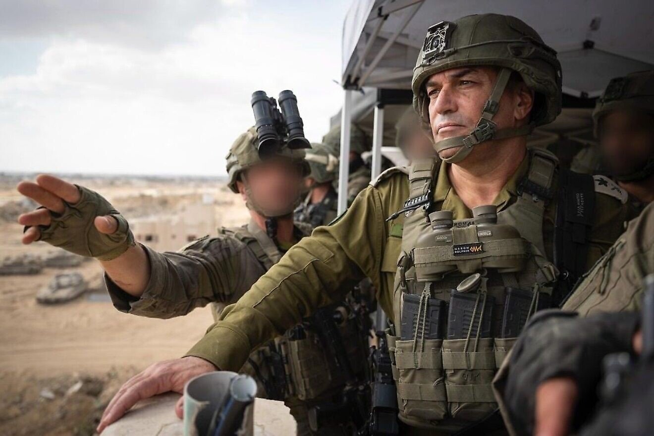 IDF Chief of Staff Lt. Gen. Eyal Zamir in the Gaza Strip, August 17, 2025. Credit: IDF.