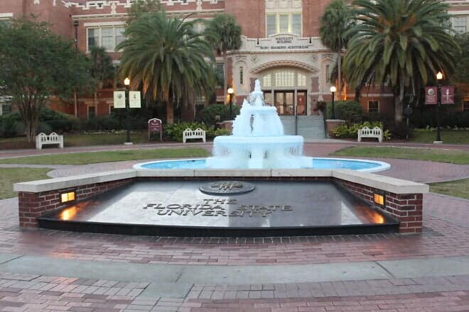 Westcott Fountain of Florida State University, Tallahassee, Fla. Credit: Wikimedia Commons.