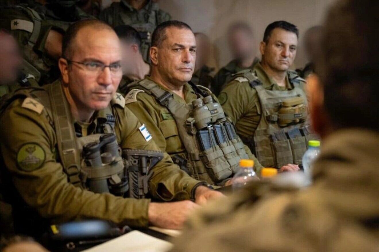 Israel Defense Forces Chief of Staff Lt. Gen. Eyal Zamir (center) holds a situational assessment in the Gaza Strip, Aug. 1, 2025. Credit: IDF. Israel Defense Forces Chief of Staff Lt. Gen. Eyal Zamir (center) holds a situational assessment in the Gaza Strip, Aug. 1, 2025. Credit: IDF.