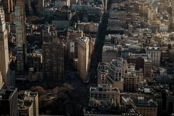 Aerial view of New York City. Credit: Fernando Gonzalez/Pexels.