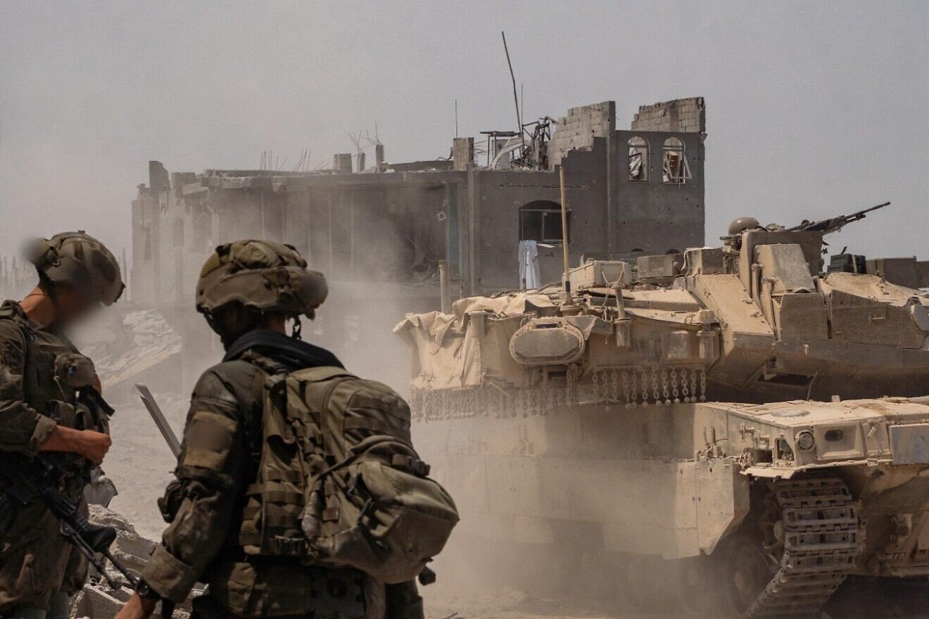 Israel soldiers during combat operations in the Gaza Strip, August 2025. Credit: IDF.