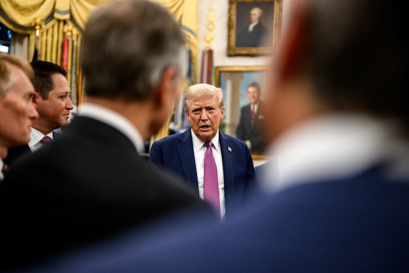 U.S. President Donald Trump hosts a dinner in the newly renovated White House Rose Garden, Sept. 5, 2025. Credit: Daniel Torok/White House.