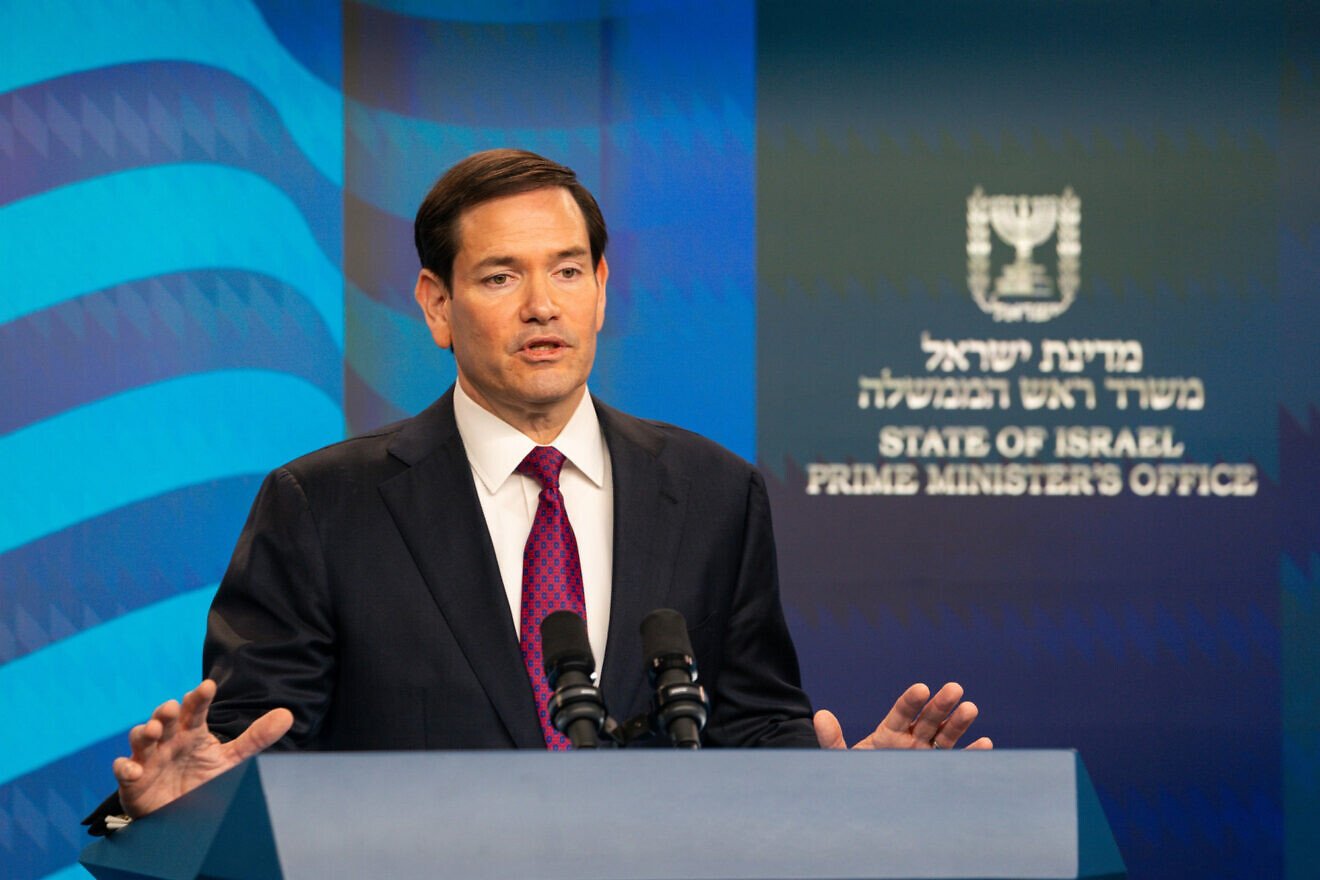 Marco Rubio, the U.S. secretary of state, and Israeli Prime Minister Benjamin Netanyahu deliver joint statements to the press in Jerusalem, Sept. 15, 2025. Photo by Freddie Everett/U.S. State Department. Marco Rubio, the U.S. secretary of state, and Israeli Prime Minister Benjamin Netanyahu deliver joint statements to the press in Jerusalem, Sept. 15, 2025. Photo by Freddie Everett/U.S. State Department.