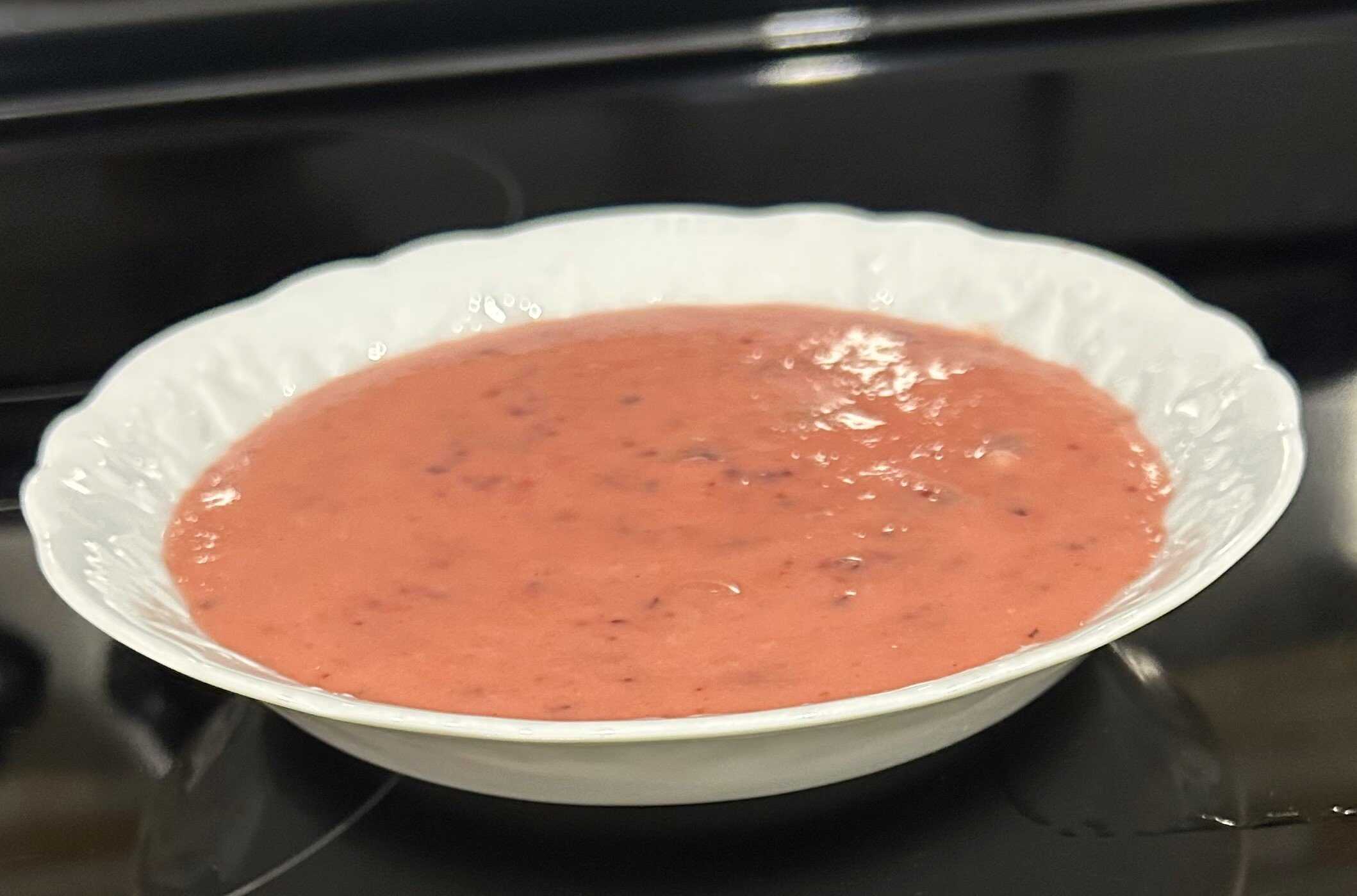 Pear and Plum Bisque