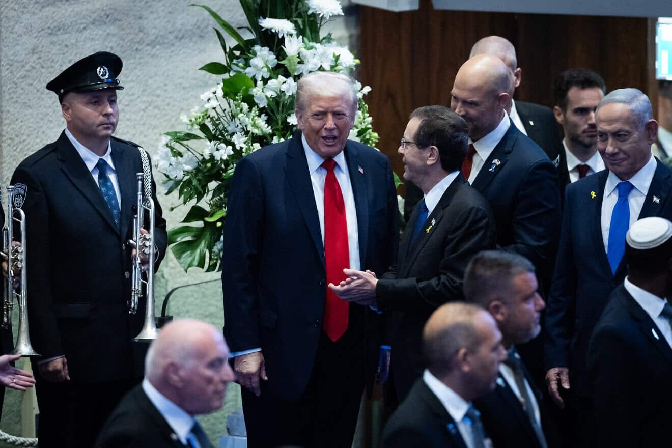 WATCH Trump addresses Knesset