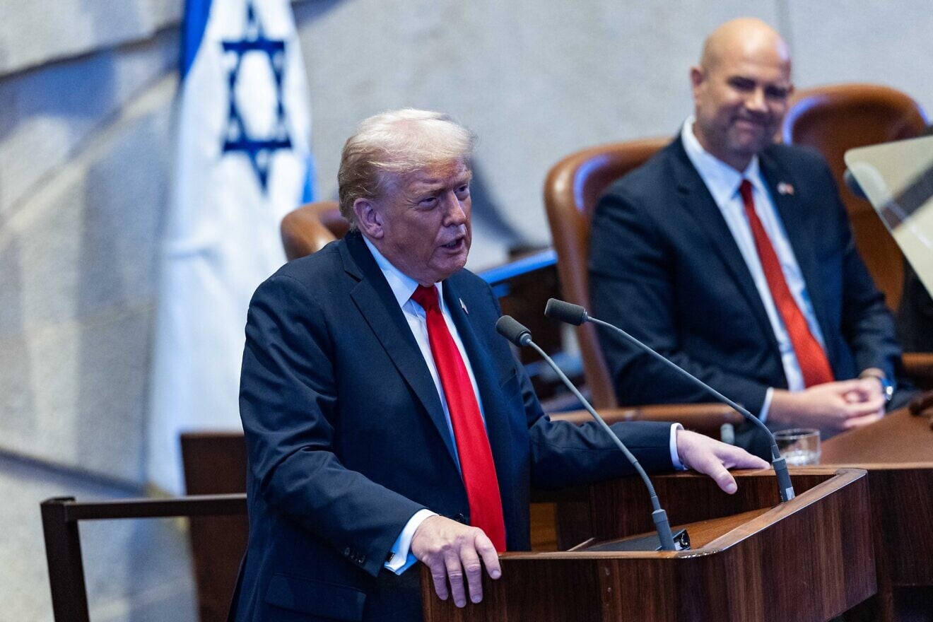 In Knesset for Trumps address You could feel all of Israel exhale
