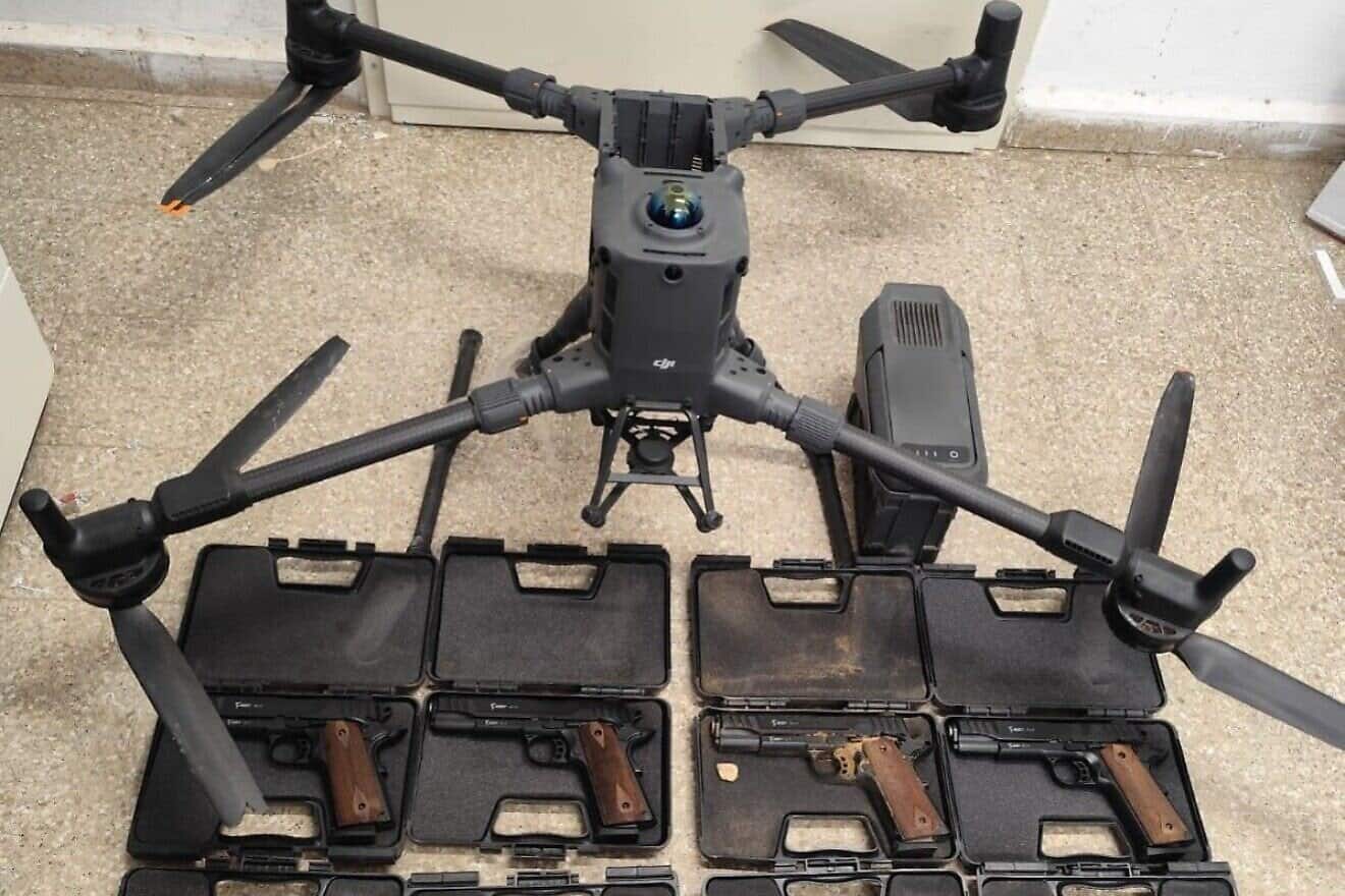 IDF intercepts drone smuggling guns into Israel - JNS.org